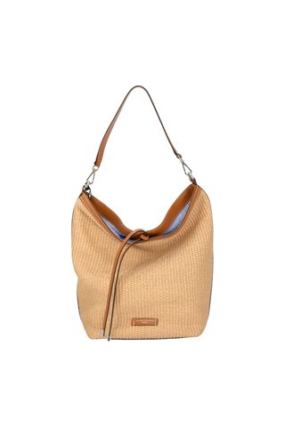 Borsa in paglia intrecciata colore naturale. GIANNI CHIARINI | 11387-NATURE